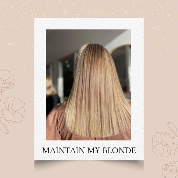 Sunshine Coast Hair Salon Colour Package Maintain Blonde